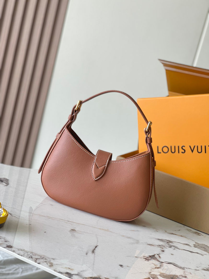 ルイヴィトン バッグ 新作 Louis Vuitton ロウキー・ショルダーバッグ コニャック M24885 ルイヴィトン ロウキー ホーボー 口コミ - 画像 (8)