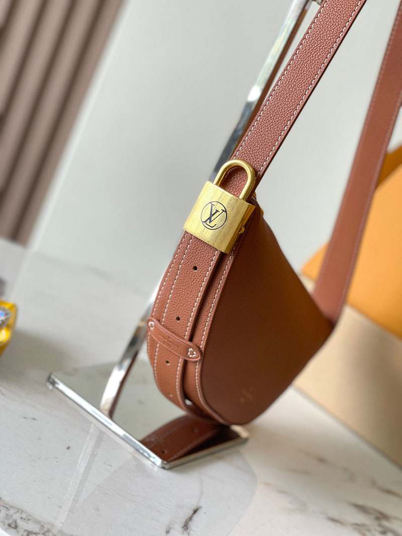 ルイヴィトン バッグ 新作 Louis Vuitton ロウキー バムバッグ ベルトバッグ キャラメル M83546 ルイヴィトン ロウキー ショルダー - 画像 (9)