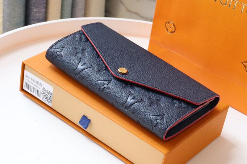ルイヴィトン 財布 新作 Louis Vuitton アンプラント・ポルトフォイユ・サラ ネイビー M62125 ルイヴィトン 財布 ポルトフォイユ - 画像 (8)