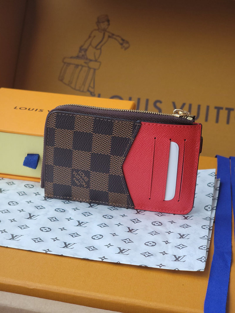 ルイヴィトン 新作 レディース Louis Vuitton カードケース ポルト カルト・レクト ヴェルソ ルージュ N60405 ヴィトン カードケース 財布代わり - 画像 (9)