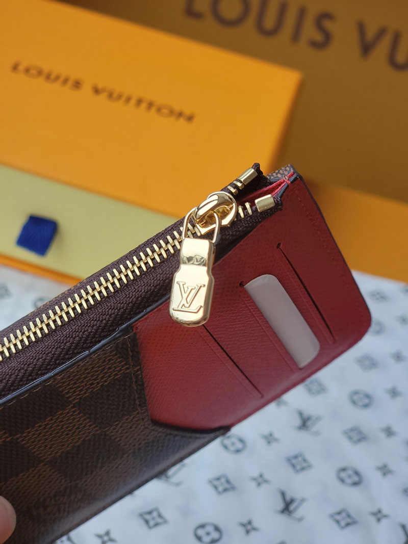 ルイヴィトン 新作 レディース Louis Vuitton カードケース ポルト カルト・レクト ヴェルソ ルージュ N60405 ヴィトン カードケース 財布代わり - 画像 (5)
