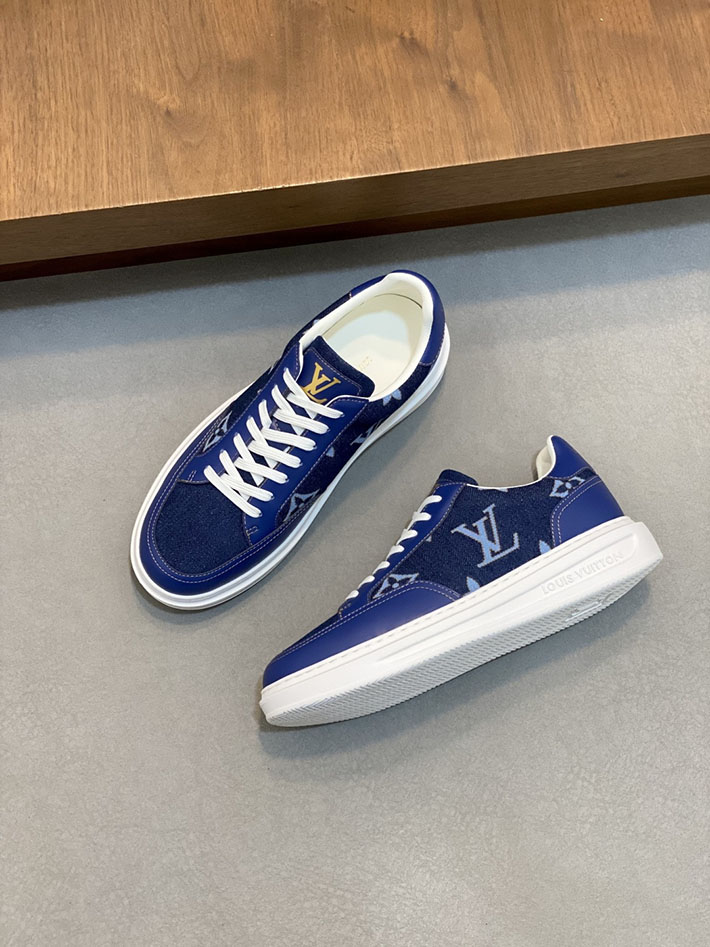 最高級ルイヴィトンスーパーコピー Louis Vuitton ビバリーヒルズ スニーカー ブルー 1AJ800 ヴィトン スニーカー メンズ - 画像 (8)