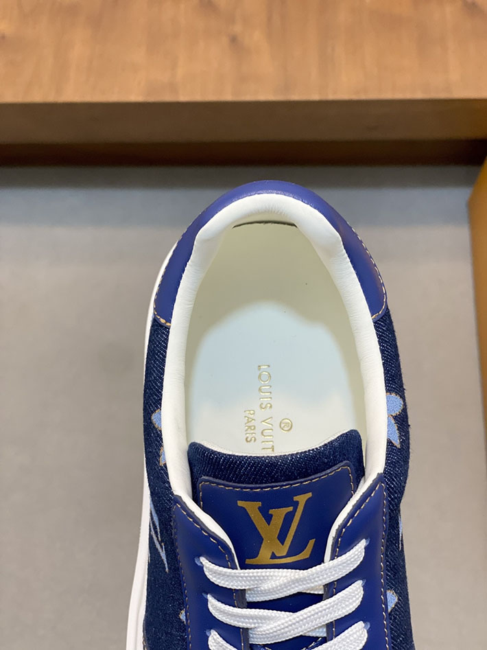最高級ルイヴィトンスーパーコピー Louis Vuitton ビバリーヒルズ スニーカー ブルー 1AJ800 ヴィトン スニーカー メンズ - 画像 (6)
