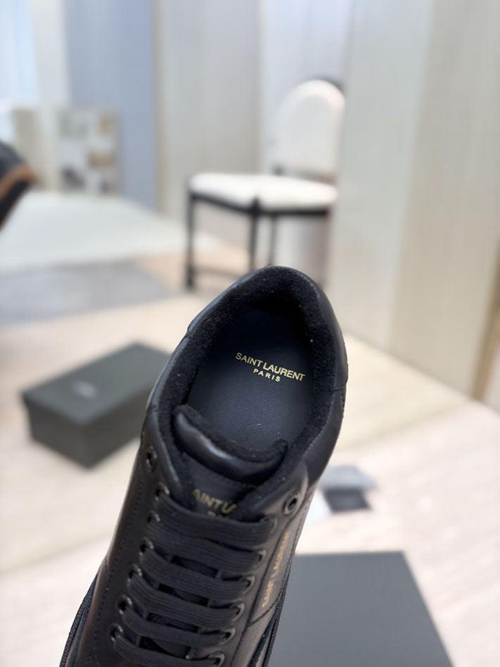 最高級サンローランスーパーコピー Saint Laurent スニーカー レザー 靴 ローカット 2526937 サン ローラン スニーカー レディース - 画像 (4)