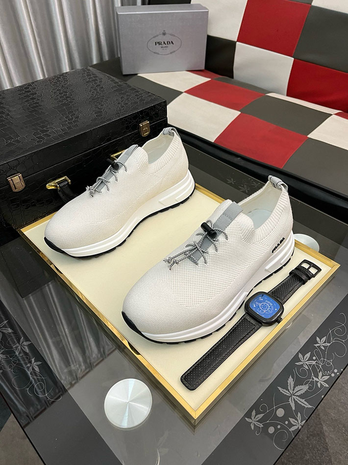最高級プラダスーパーコピー PRADA MEN スニーカー 2S2953 大人気シリーズ 2628017 プラダ スニーカー 白 - 画像 (4)
