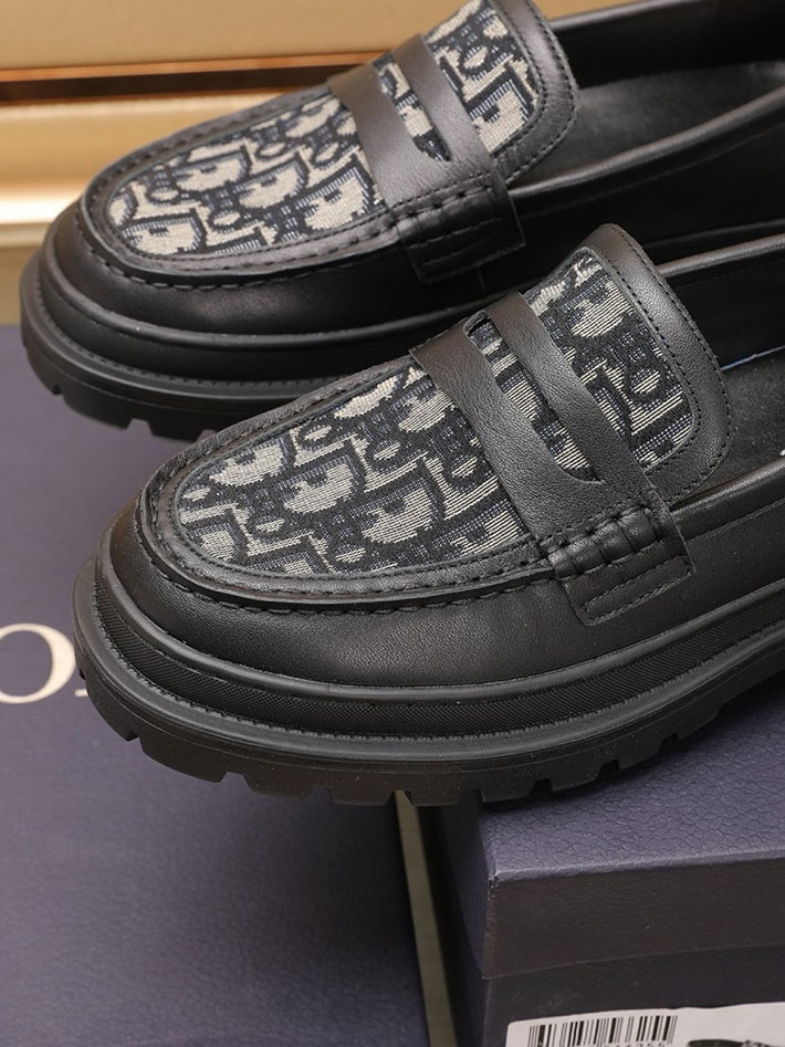メンズ 最高級ディオールスーパーコピー DIOR EXPLORER ローファー 革靴 シューズ レザー 2628040 革靴 メンズ ビジネス ブランド - 画像 (9)