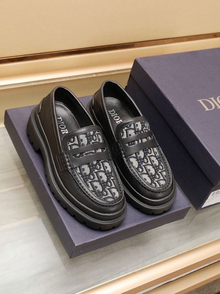 メンズ 最高級ディオールスーパーコピー DIOR EXPLORER ローファー 革靴 シューズ レザー 2628040 革靴 メンズ ビジネス ブランド - 画像 (6)