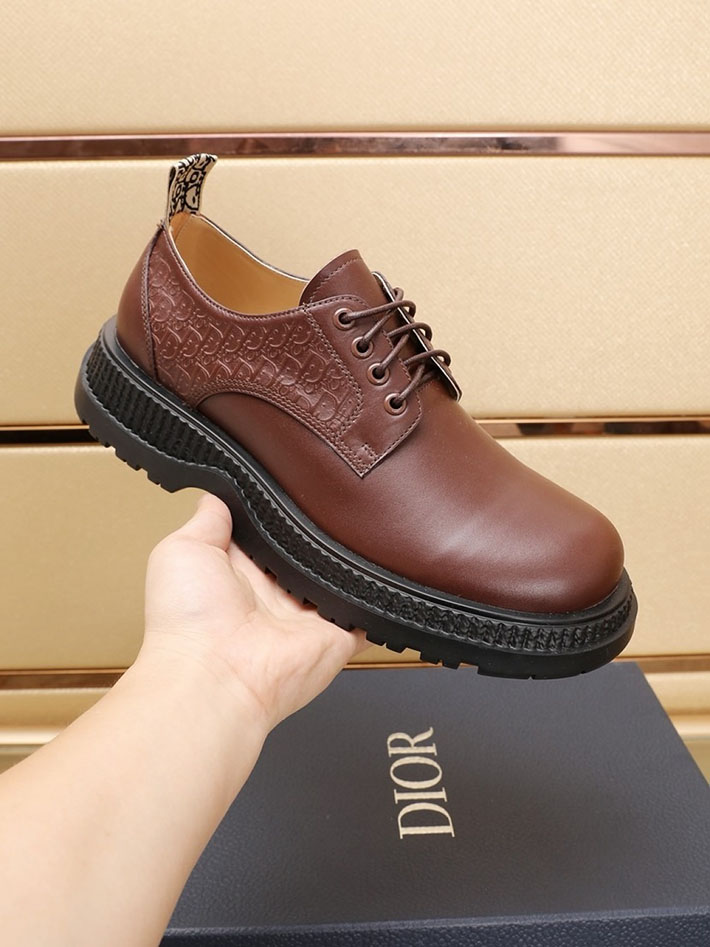 メンズ 最高級ディオールスーパーコピー DIOR オブリーク バッファローダービー シューズ 靴 2628054 Dior 革靴 メンズ - 画像 (9)