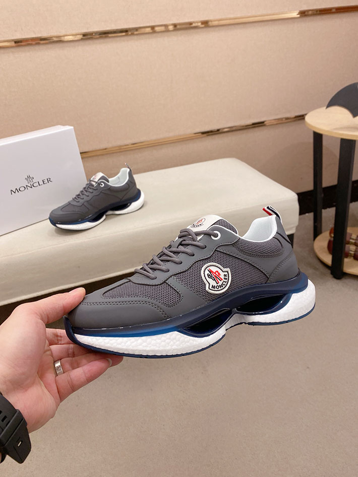 メンズ 最高級モンクレールスーパーコピー MONCLER ローカットスニーカー ロゴ トリコロールタグ 2628092 モンクレール 靴 アウトレット - 画像 (9)
