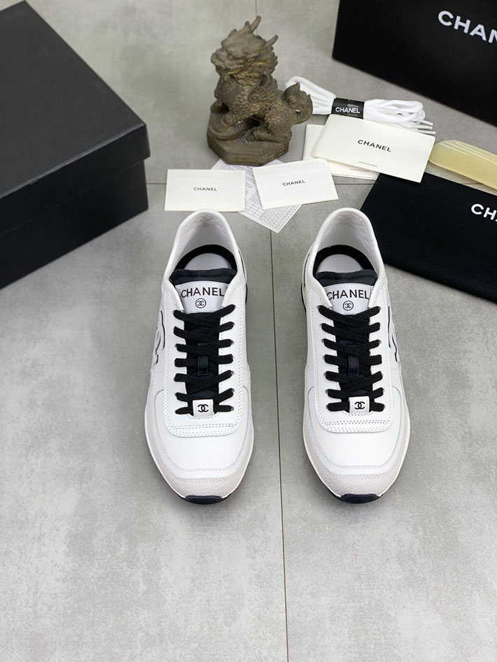 男女 兼用 最高級シャネルスーパーコピー CHANEL ココマーク ワッペンロゴ スエードレザー シャギーニット 2628132 海外セレブ スニーカー 2026 - 画像 (9)