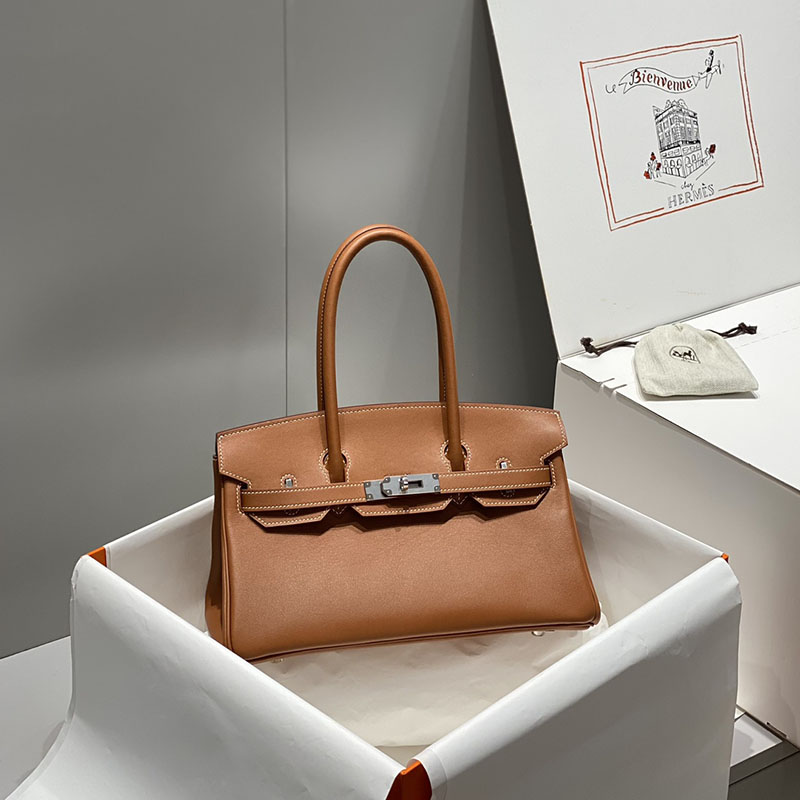 HERMES バーキンショルダーライト 29 Shoulder birkin ゴールド スイフト シルバー金具 2627396 エルメス ショルダーバーキン29 - 画像 (9)
