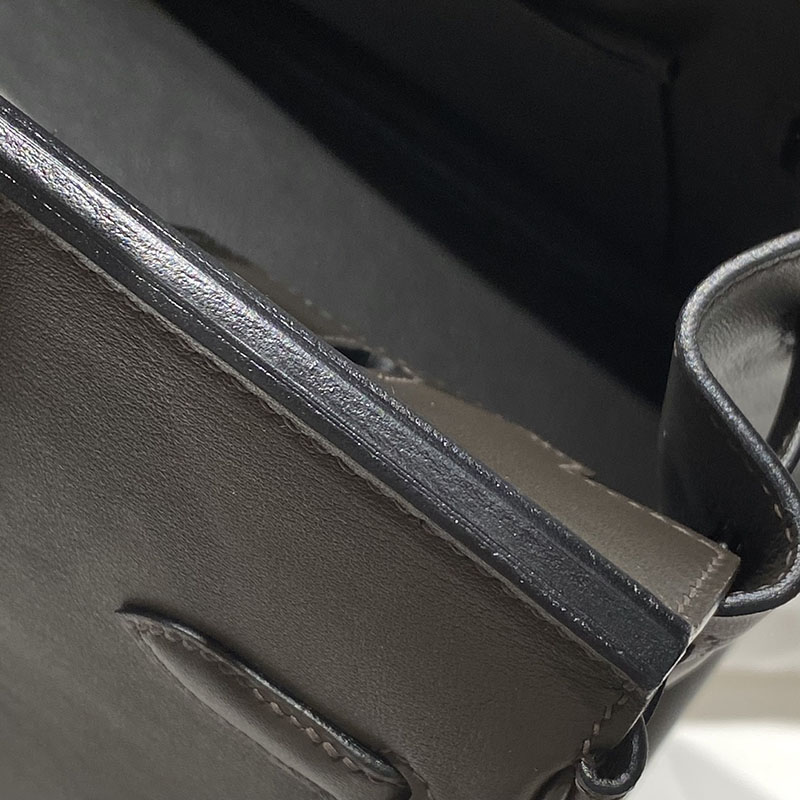 HERMES バーキンショルダーライト 29 Shoulder birkin エベンヌ スイフト シルバー金具 2627397 バーキン ショルダーストラップ - 画像 (4)