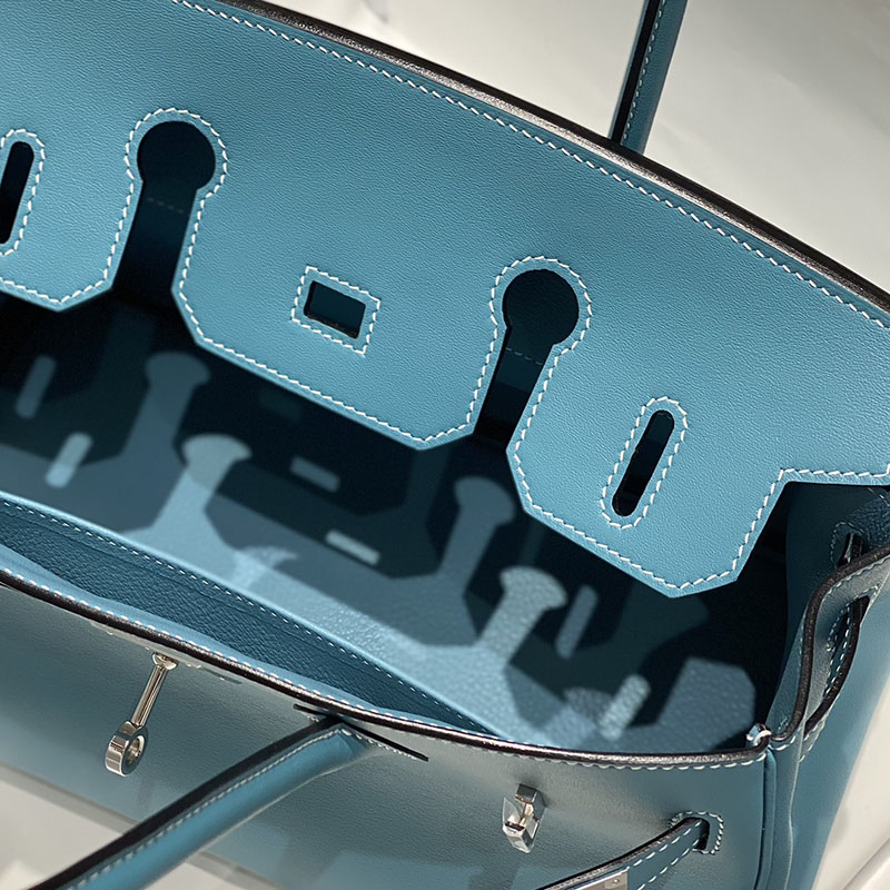 HERMES バーキンショルダーライト 29 Shoulder birkin ブルージーン スイフト シルバー金具 2627398 エルメスバーキンショルダー - 画像 (2)