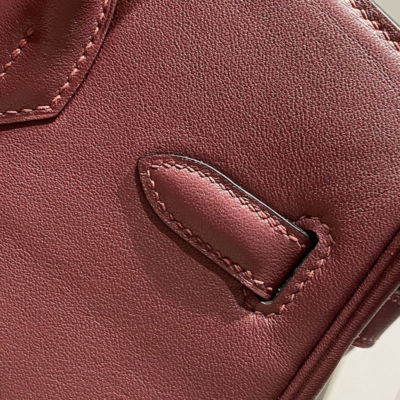 HERMES バーキンショルダーライト 29 Shoulder birkin ボルドー スイフト シルバー金具 2627400 エルメスバッグ 種類 - 画像 (6)