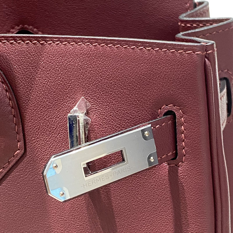 HERMES バーキンショルダーライト 29 Shoulder birkin ボルドー スイフト シルバー金具 2627400 エルメスバッグ 種類 - 画像 (4)