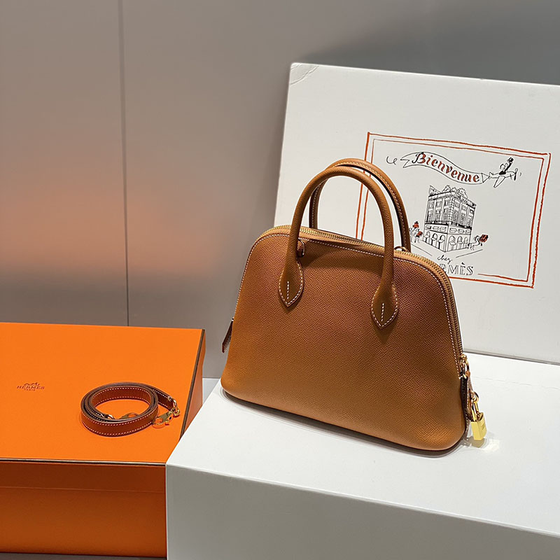 エルメス ボリード バッグ HERMES ボリード1923 25 ゴールド ヴォーエプソン ゴールド金具 2627408 ボリード 25 ゴールド - 画像 (8)