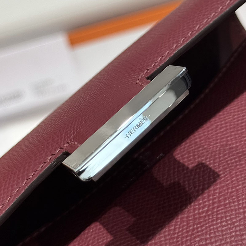 エルメス アウトレット 海外 HERMES コンスタンス3 ミニ ルビー ヴォーエプソン シルバー金具 2627417 コンスタンスミニ 定価 - 画像 (5)