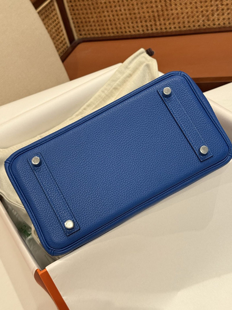 バーキン25 スーパーコピー HERMES バーキン25 ブルーフランス トゴ シルバー金具 2627492 エルメス専門店 おすすめ - 画像 (6)