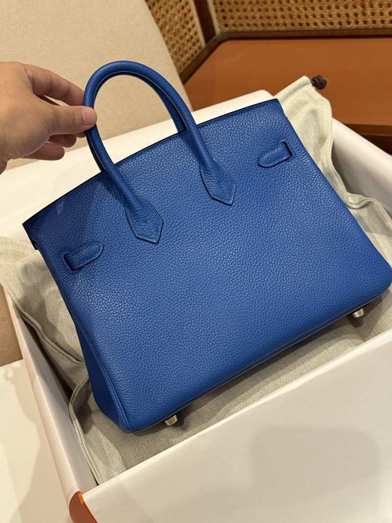 バーキン25 スーパーコピー HERMES バーキン25 ブルーフランス トゴ シルバー金具 2627492 エルメス専門店 おすすめ - 画像 (5)