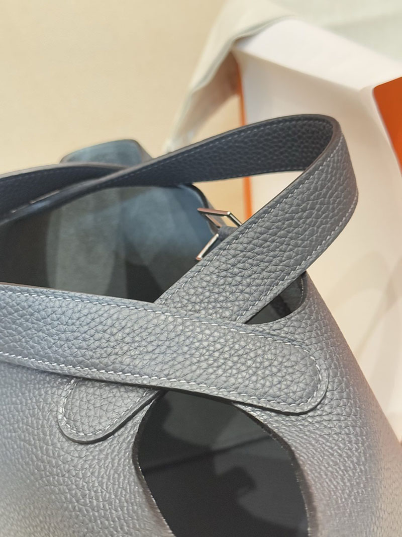 本革 レディース ハンドバッグ HERMES ピコタンロック 22 MM グリミスティ トリヨンクレマンス シルバー金具 2627523 エルメス専門店 おすすめ - 画像 (2)