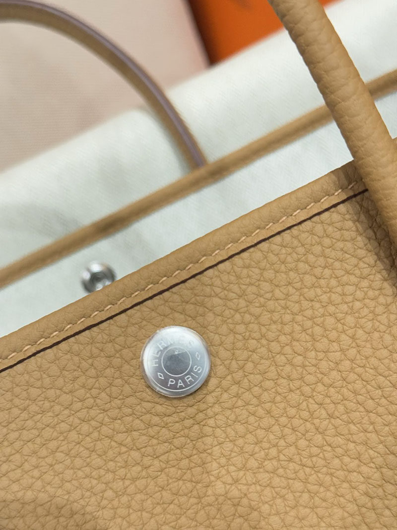 エルメス トートバッグ 革 HERMES ガーデンパーティ 30 TPM ビスキュイ ネゴンダ シルバー金具 2627535 エルメス専門店 - 画像 (7)