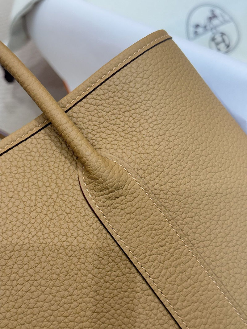 エルメス トートバッグ 革 HERMES ガーデンパーティ 30 TPM ビスキュイ ネゴンダ シルバー金具 2627535 エルメス専門店 - 画像 (6)