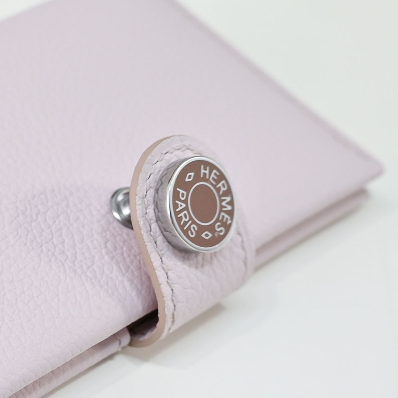 エルメス カードケース 新作 HERMES カードホルダー ローズドラジェ エバーカラー シルバー金具 2627572 エルメス アウトレット 店舗 - 画像 (5)