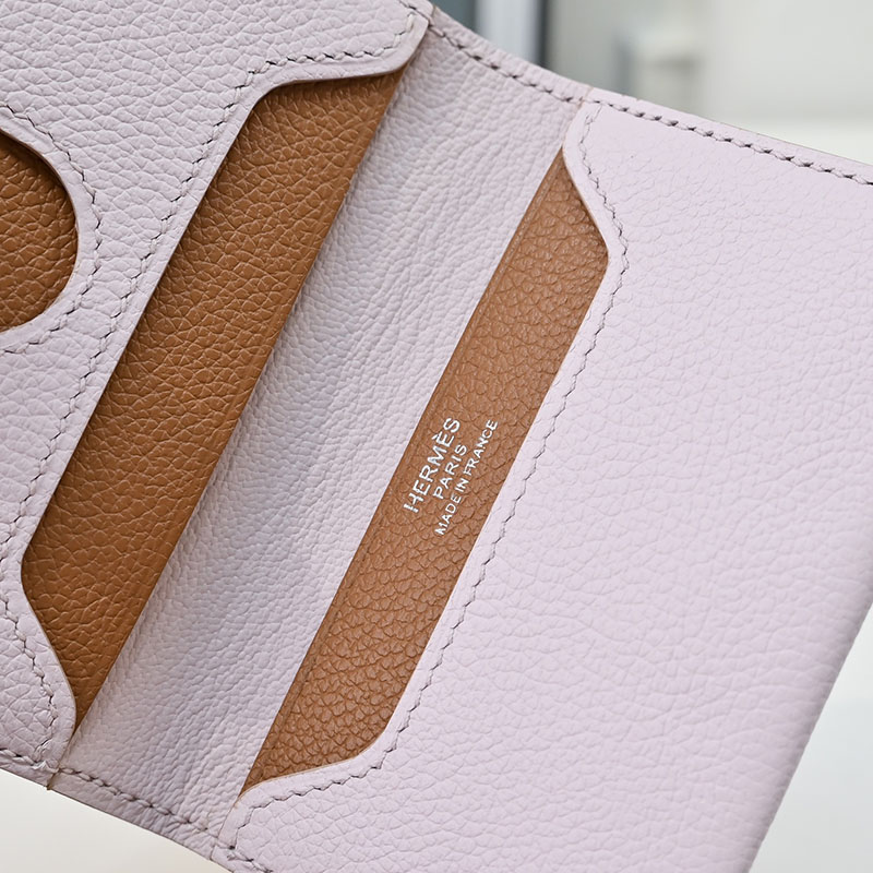 エルメス カードケース 新作 HERMES カードホルダー ローズドラジェ エバーカラー シルバー金具 2627572 エルメス アウトレット 店舗 - 画像 (4)
