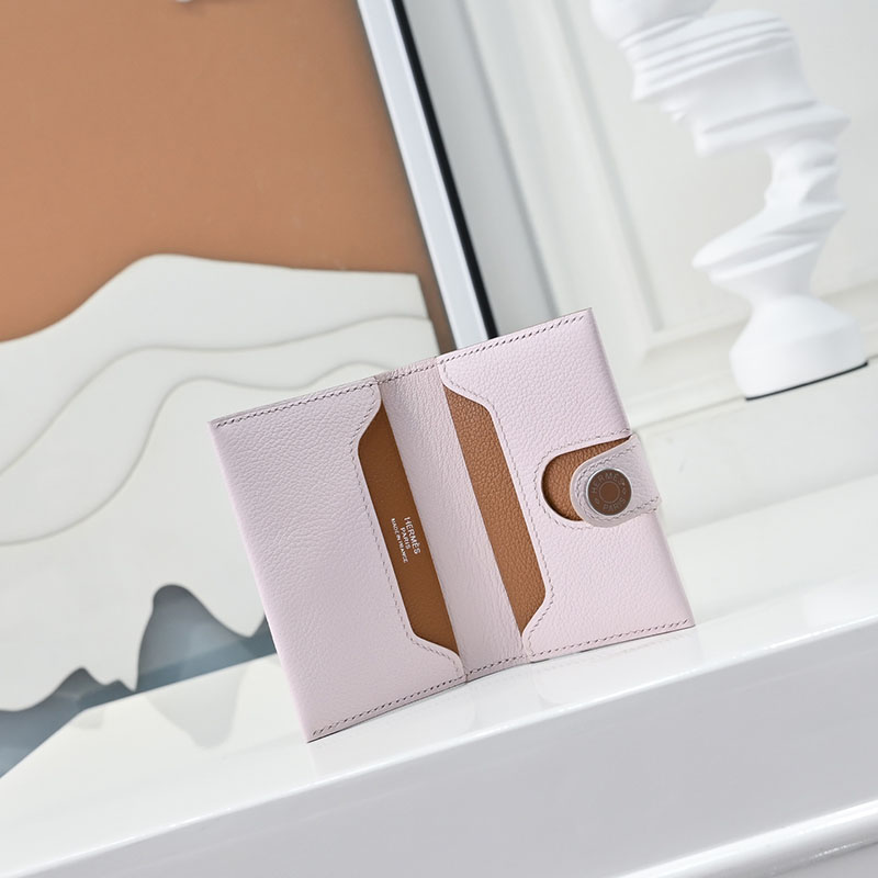 エルメス カードケース 新作 HERMES カードホルダー ローズドラジェ エバーカラー シルバー金具 2627572 エルメス アウトレット 店舗 - 画像 (3)