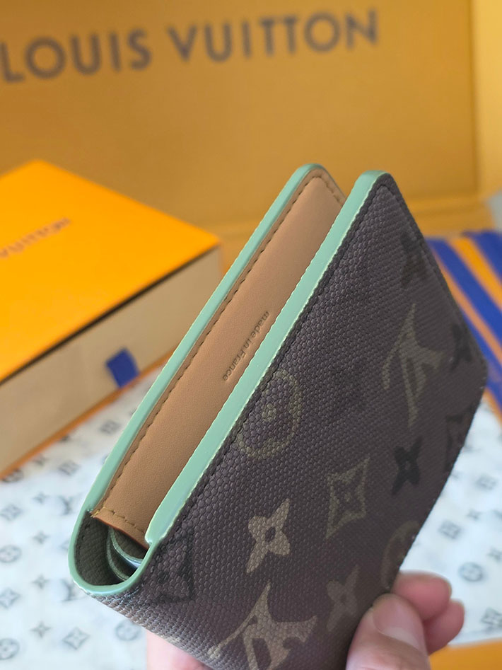ルイヴィトン販売店舗 財布 メンズ Louis Vuitton ポルトフォイユ・ミュルティプル カーキ M27058 ルイヴィトン 財布 二つ折り メンズ - 画像 (8)