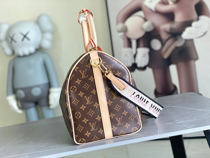 ルイヴィトン販売店舗 バッグ メンズ Louis Vuitton キーポル・バンドリエール 45 モン・モノグラム P01944 ルイヴィトン ボストンバッグ 人気 - 画像 (9)