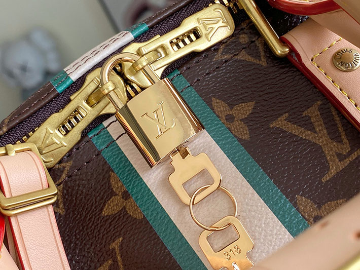 ルイヴィトン販売店舗 バッグ メンズ Louis Vuitton キーポル・バンドリエール 45 モン・モノグラム P01944 ルイヴィトン ボストンバッグ 人気 - 画像 (5)