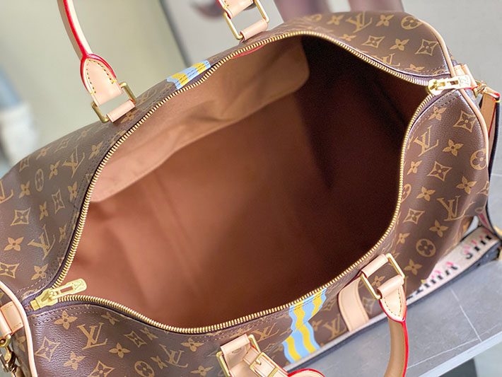 ルイヴィトン販売店舗 バッグ メンズ Louis Vuitton キーポル・バンドリエール 45 モン・モノグラム P01944 ルイヴィトン ボストンバッグ 人気 - 画像 (2)