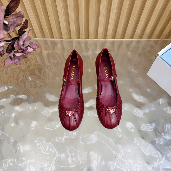 プラダ 靴 シューズ レディース 海外通販 PRADA ロゴ メリージェーン パンプス エレガント 2628276 プラダ パンプス リボン - 画像 (11)
