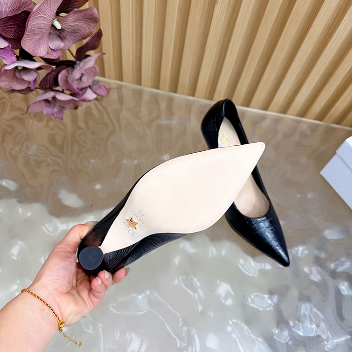 最高級ディオールスーパーコピー Dior パンプス 靴 レザー パテントレザー レディース 2628299 Dior スリングバックパンプス - 画像 (11)
