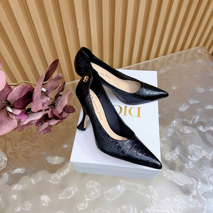 最高級ディオールスーパーコピー Dior パンプス 靴 レザー パテントレザー レディース 2628299 Dior スリングバックパンプス - 画像 (9)