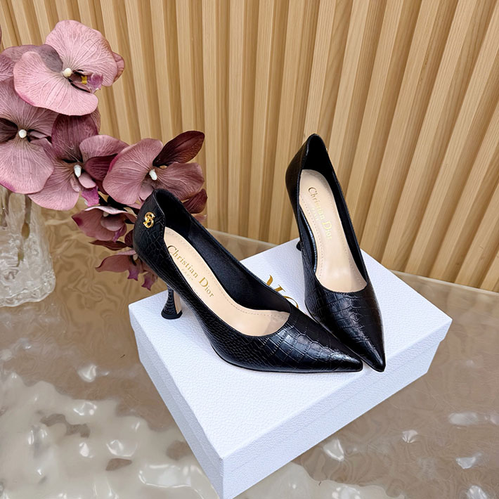 最高級ディオールスーパーコピー Dior パンプス 靴 レザー パテントレザー レディース 2628299 Dior スリングバックパンプス - 画像 (8)
