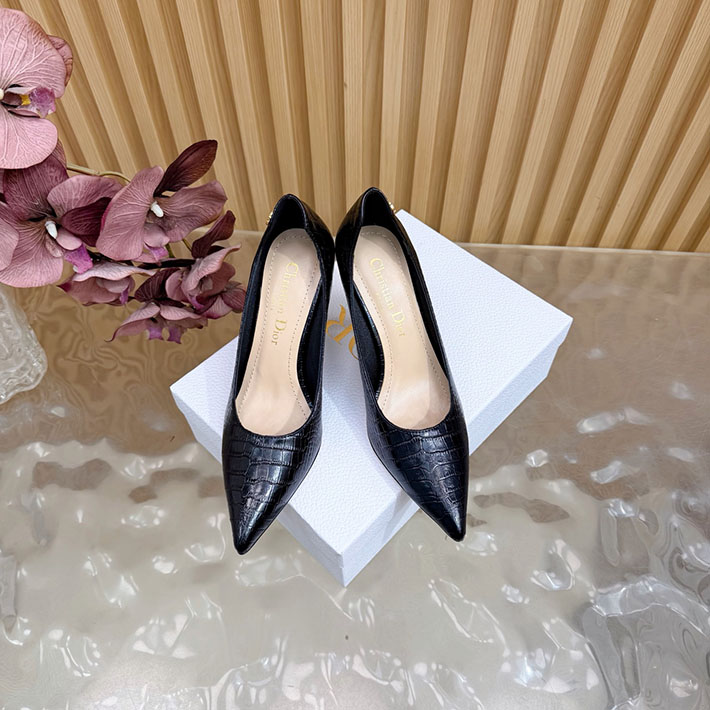 最高級ディオールスーパーコピー Dior パンプス 靴 レザー パテントレザー レディース 2628299 Dior スリングバックパンプス - 画像 (7)