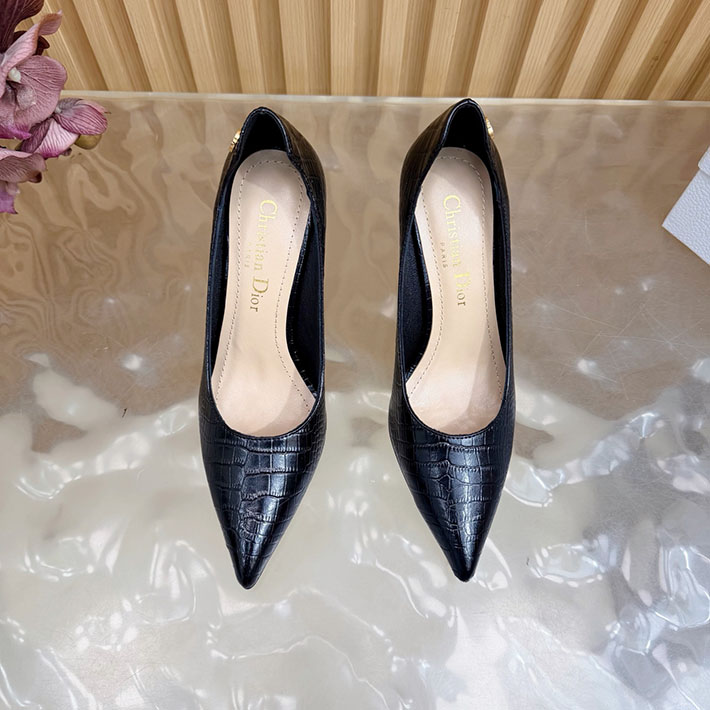 最高級ディオールスーパーコピー Dior パンプス 靴 レザー パテントレザー レディース 2628299 Dior スリングバックパンプス - 画像 (5)