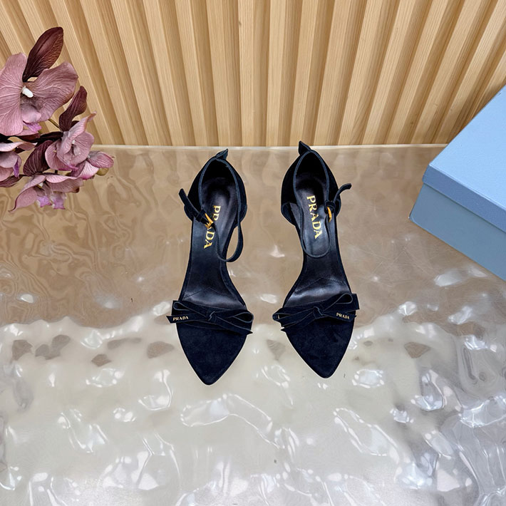 プラダ 靴 シューズ PRADA Exposed Seam Ankle Strap Sandal リボン レザーサンダル 2628323 プラダ 靴 レディース 人気 - 画像 (8)