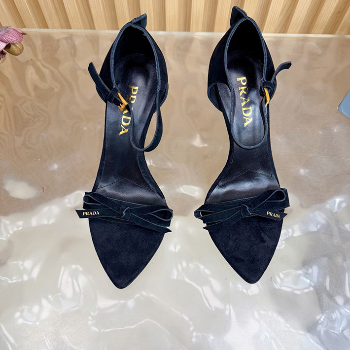 プラダ 靴 シューズ PRADA Exposed Seam Ankle Strap Sandal リボン レザーサンダル 2628323 プラダ 靴 レディース 人気 - 画像 (7)