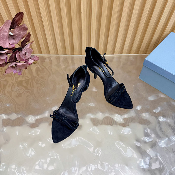 プラダ 靴 シューズ PRADA Exposed Seam Ankle Strap Sandal リボン レザーサンダル 2628323 プラダ 靴 レディース 人気 - 画像 (6)