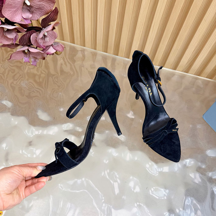 プラダ 靴 シューズ PRADA Exposed Seam Ankle Strap Sandal リボン レザーサンダル 2628323 プラダ 靴 レディース 人気 - 画像 (5)