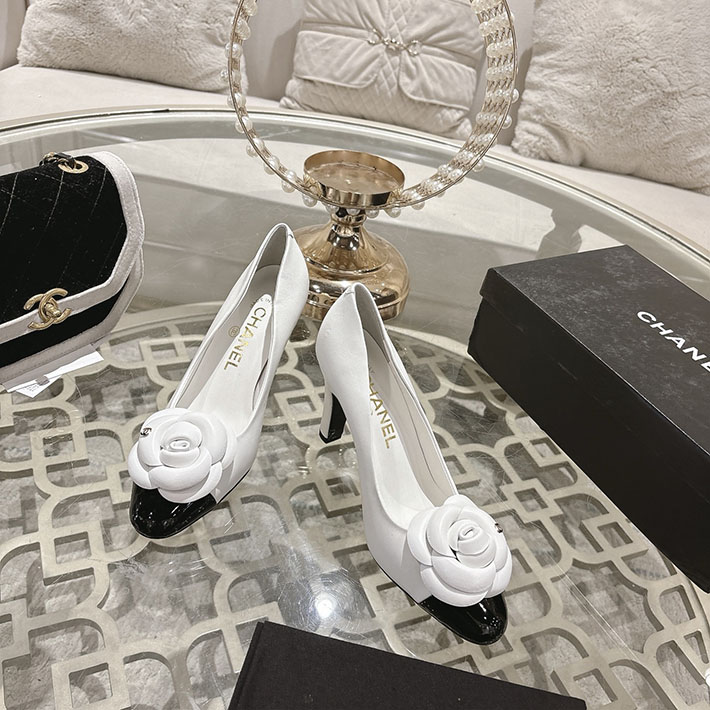 最高級シャネルスーパーコピー CHANEL 85mm 26ss パンプス ヒール 2026春夏新作 2628349 シャネル パンプス 白 - 画像 (4)