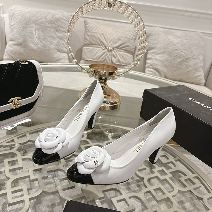 最高級シャネルスーパーコピー CHANEL 85mm 26ss パンプス ヒール 2026春夏新作 2628349 シャネル パンプス 白 - 画像 (3)