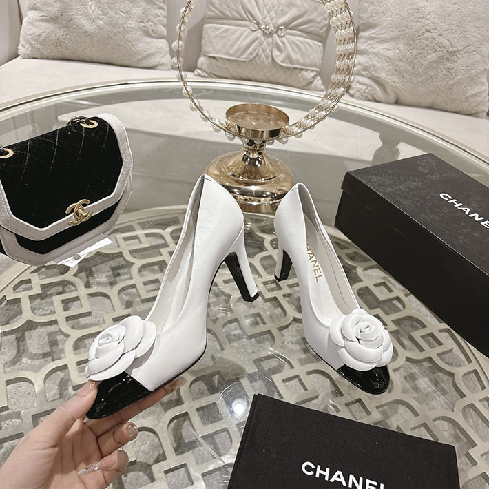 最高級シャネルスーパーコピー CHANEL 85mm 26ss パンプス ヒール 2026春夏新作 2628349 シャネル パンプス 白 - 画像 (2)