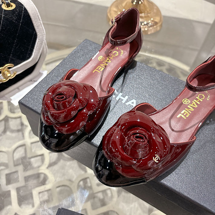 最高級シャネルスーパーコピー CHANEL 25mm カメリア ポインテッドトゥ サンダル ベルベット 2628366 サンダル ブランド レディース 20代 - 画像 (7)