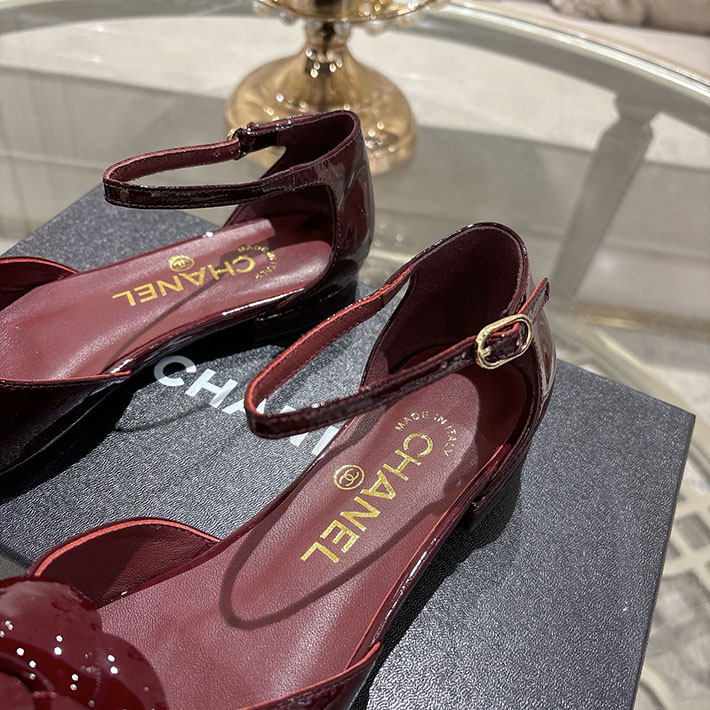 最高級シャネルスーパーコピー CHANEL 25mm カメリア ポインテッドトゥ サンダル ベルベット 2628366 サンダル ブランド レディース 20代 - 画像 (6)