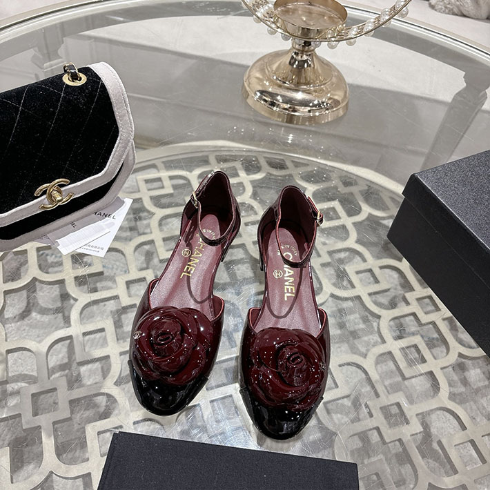 最高級シャネルスーパーコピー CHANEL 25mm カメリア ポインテッドトゥ サンダル ベルベット 2628366 サンダル ブランド レディース 20代 - 画像 (4)