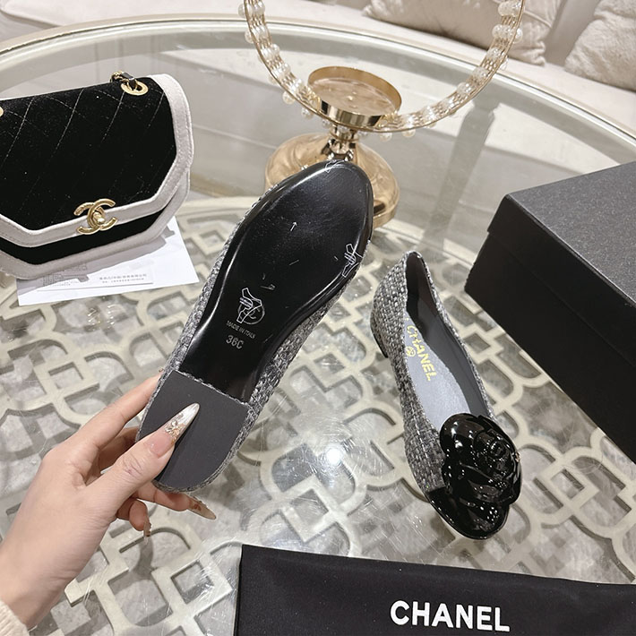 最高級シャネルスーパーコピー CHANEL 45mm 大人気バレリーナ フラットシューズ グレー 2628389 シャネル バレエシューズ 値下げ - 画像 (9)